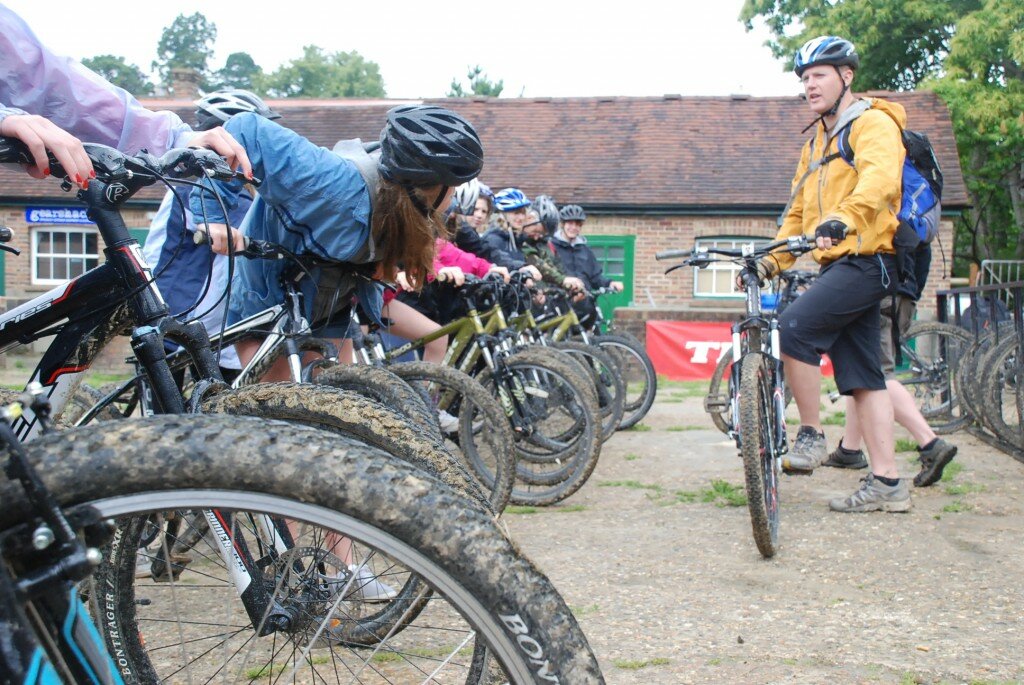 Group bike hire at Deers Leap